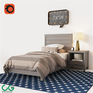 ASHBY UPHOLSTERED PLATFORM BED